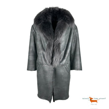 Prada Shearling Coat with Fox Collar