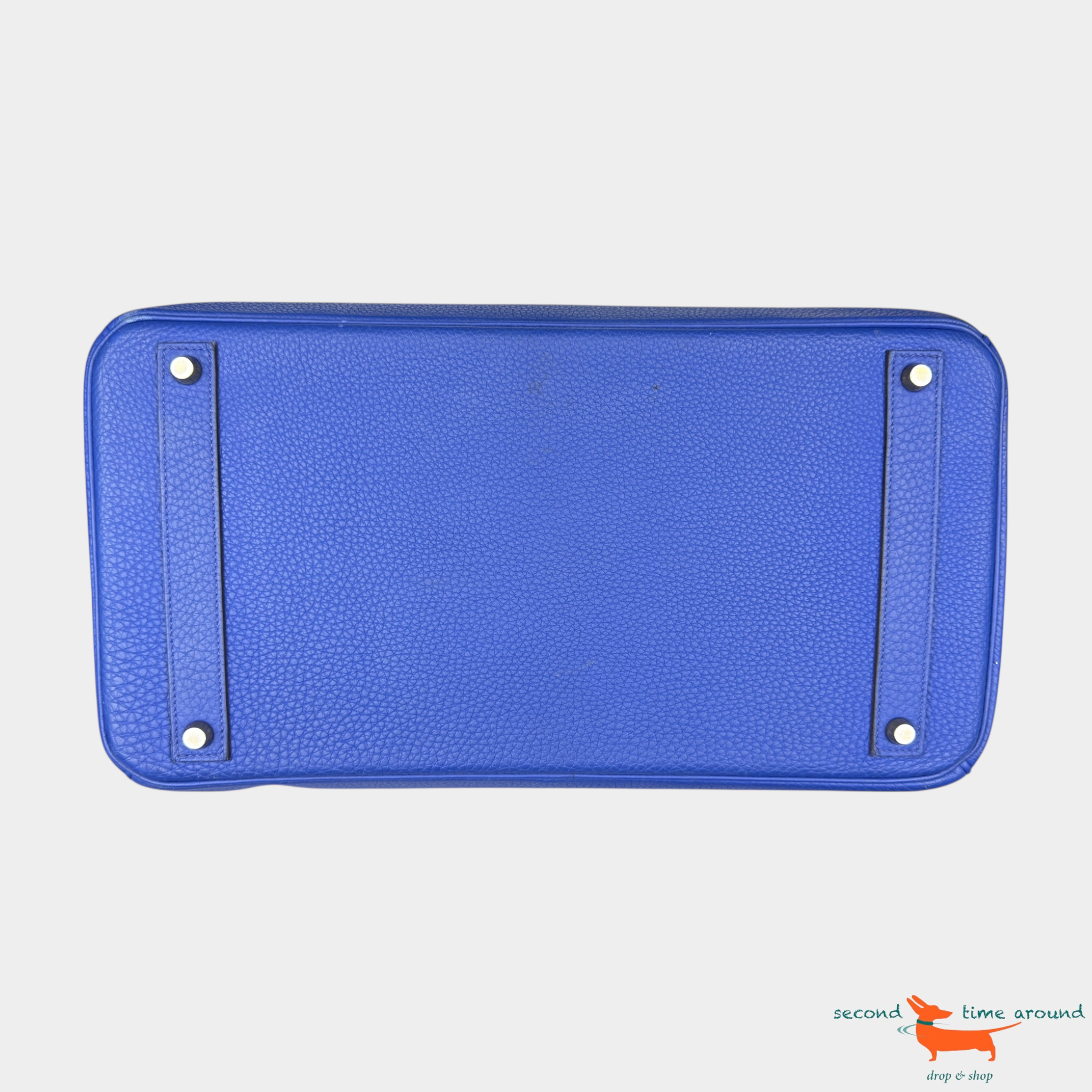 Hermes Birkin Clémence Blue 35 Bag