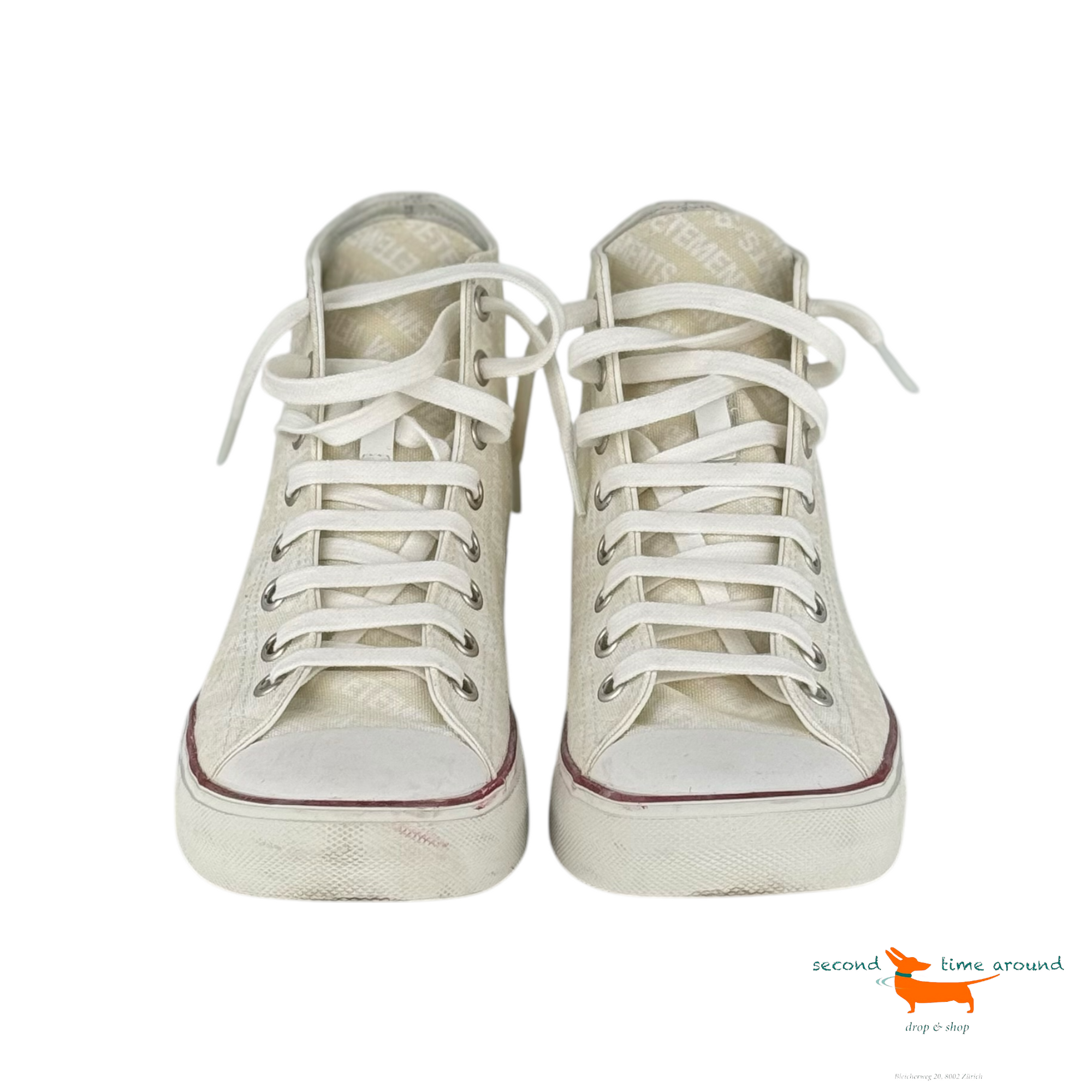 Vetements Emoji Logo Canvas Sneaker