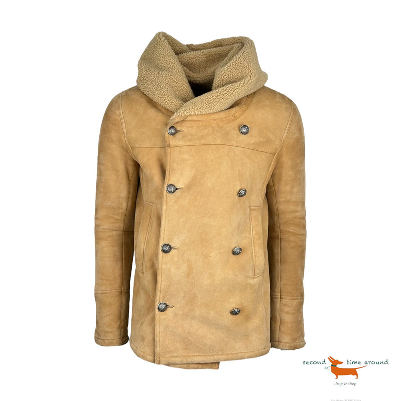 Balmain Hoodet Shearling Jacket