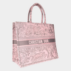 Christian Dior Large Dior Book Tote Toile de Jouy Pink