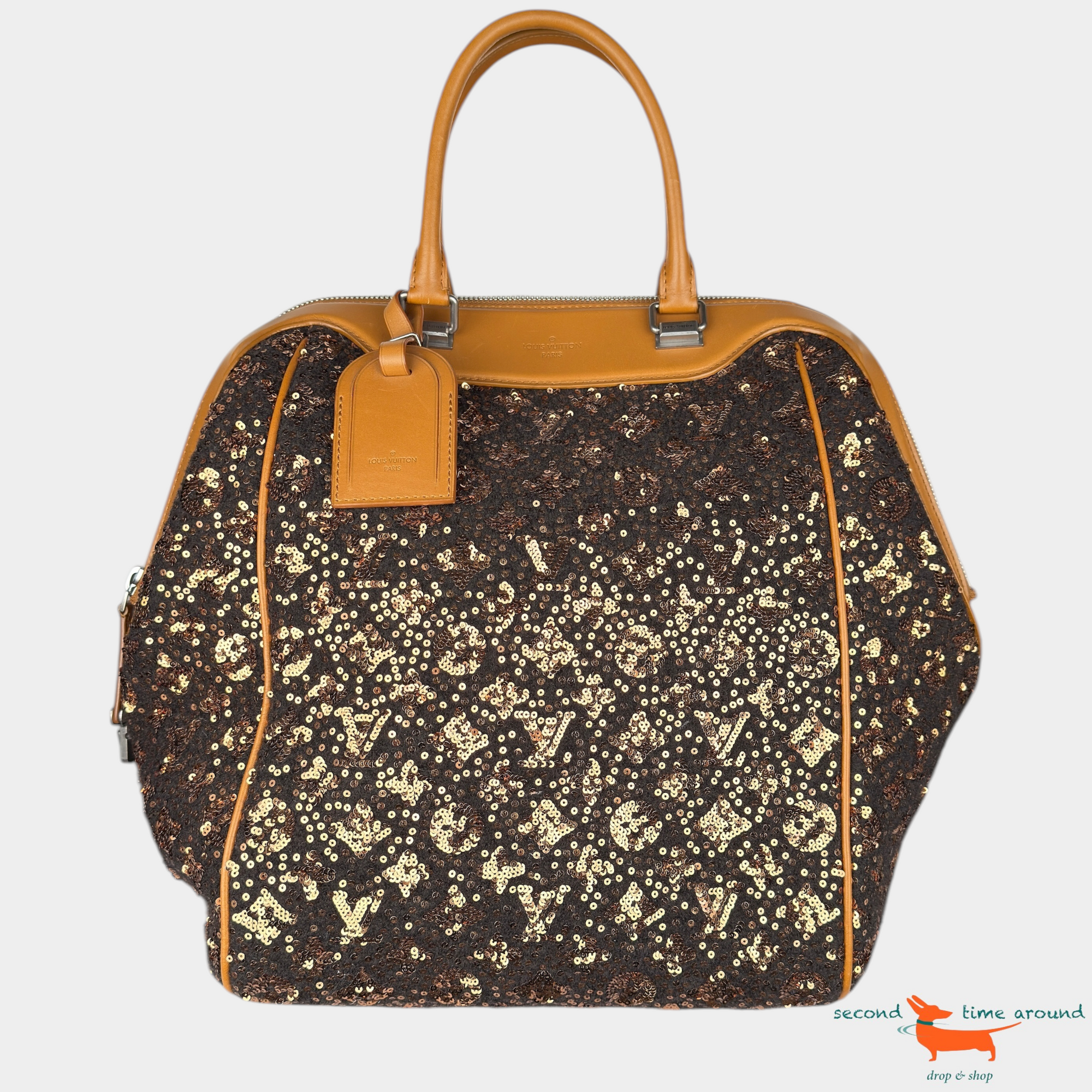 Louis Vuitton Limited Edition Gold Monogram Sunshine Express North-South Bag