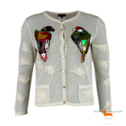 Chanel Resort 2017 Cuba Parrot Cardigan