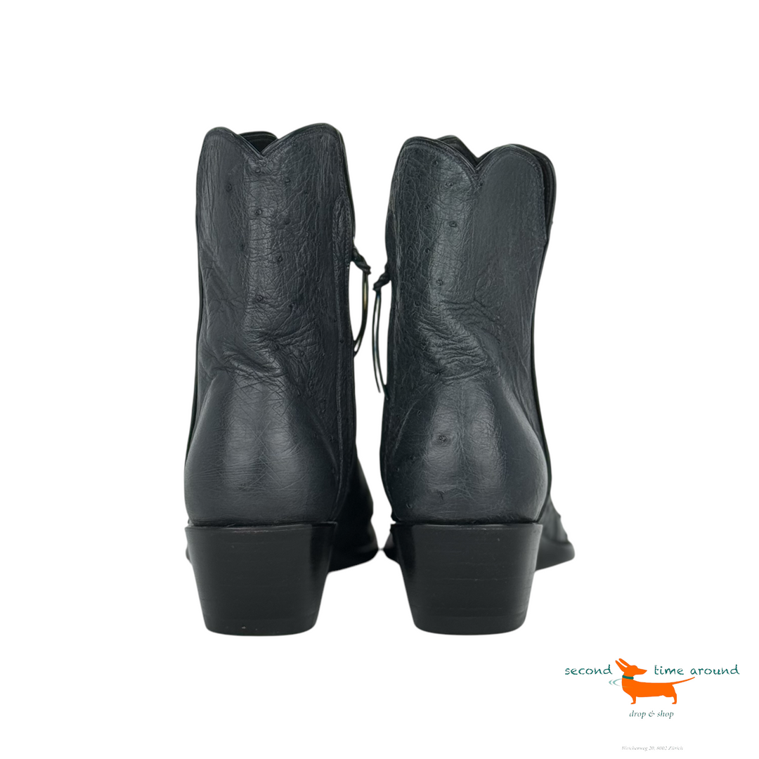 Stallion Ostrich  Boots