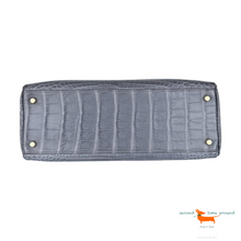 Hermes Kelly II Retourne 32 Gris Paris Crocodile Bag