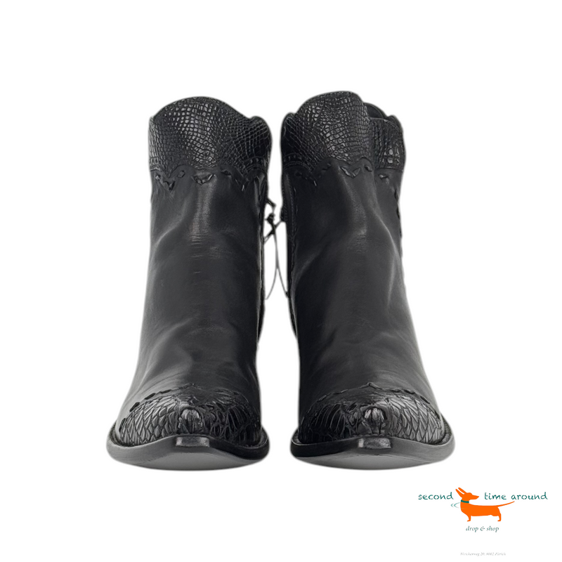 Stallion Horse Alligator Boots