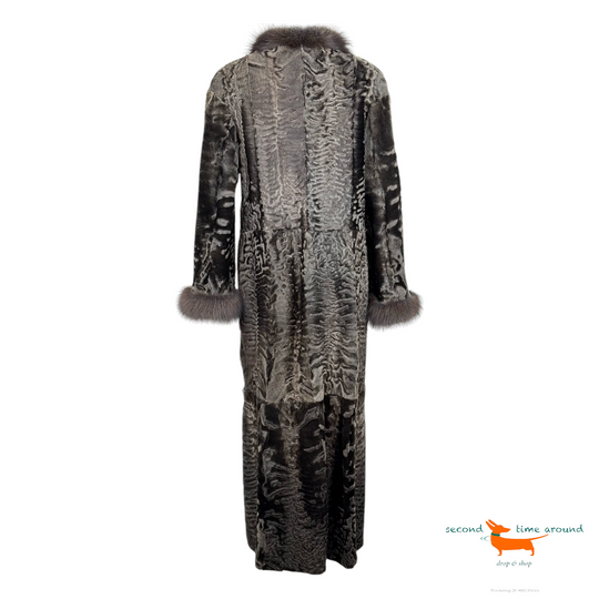 Astrakhan Reversibel Coat with Fox