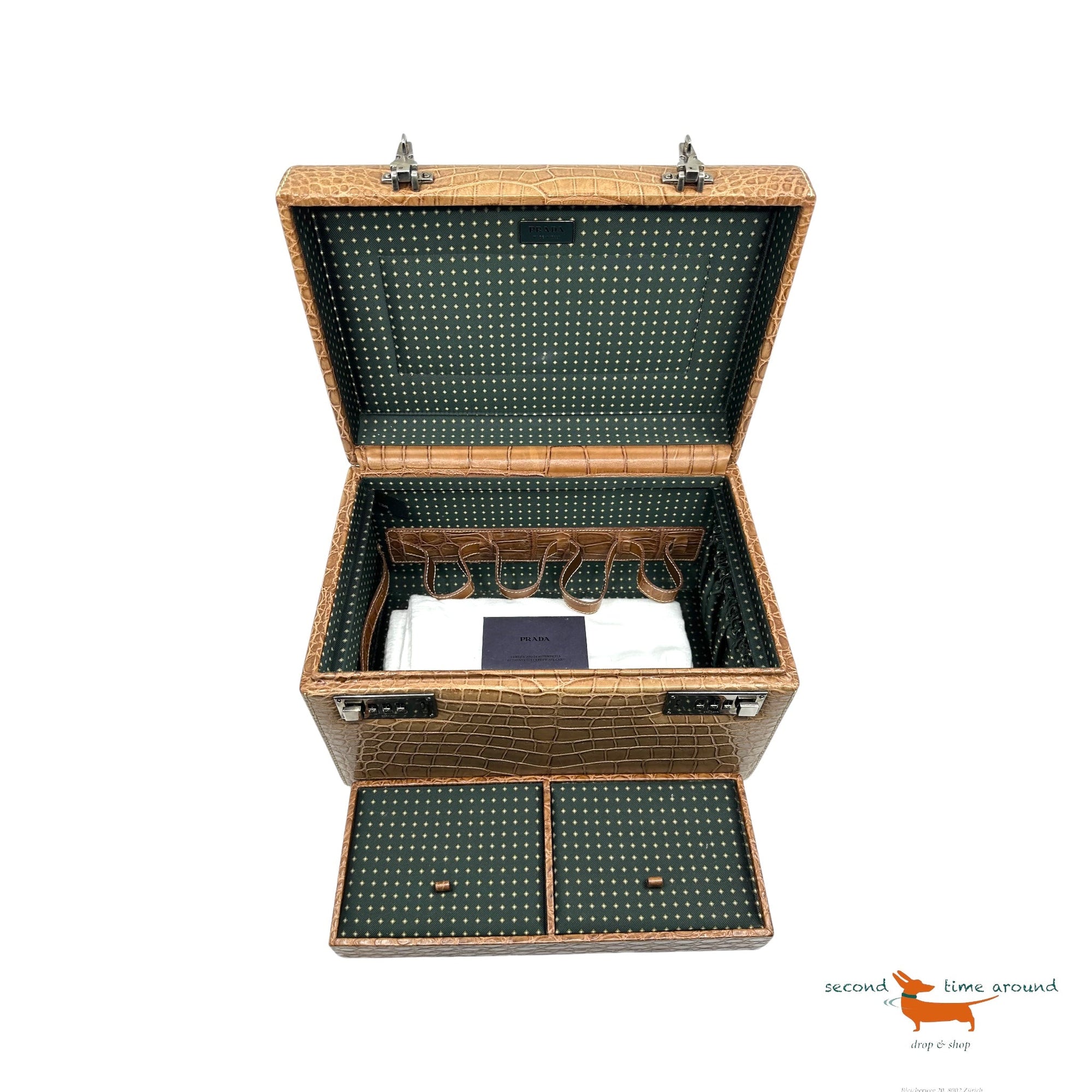 Prada Croco Beauticase