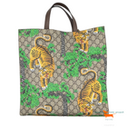 Gucci Convertible Soft Open Tote Bengal Print GG Canvas Bag