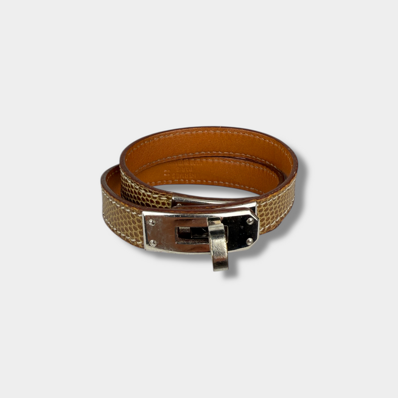 Hermes Kelly Bracelet in Lizard
