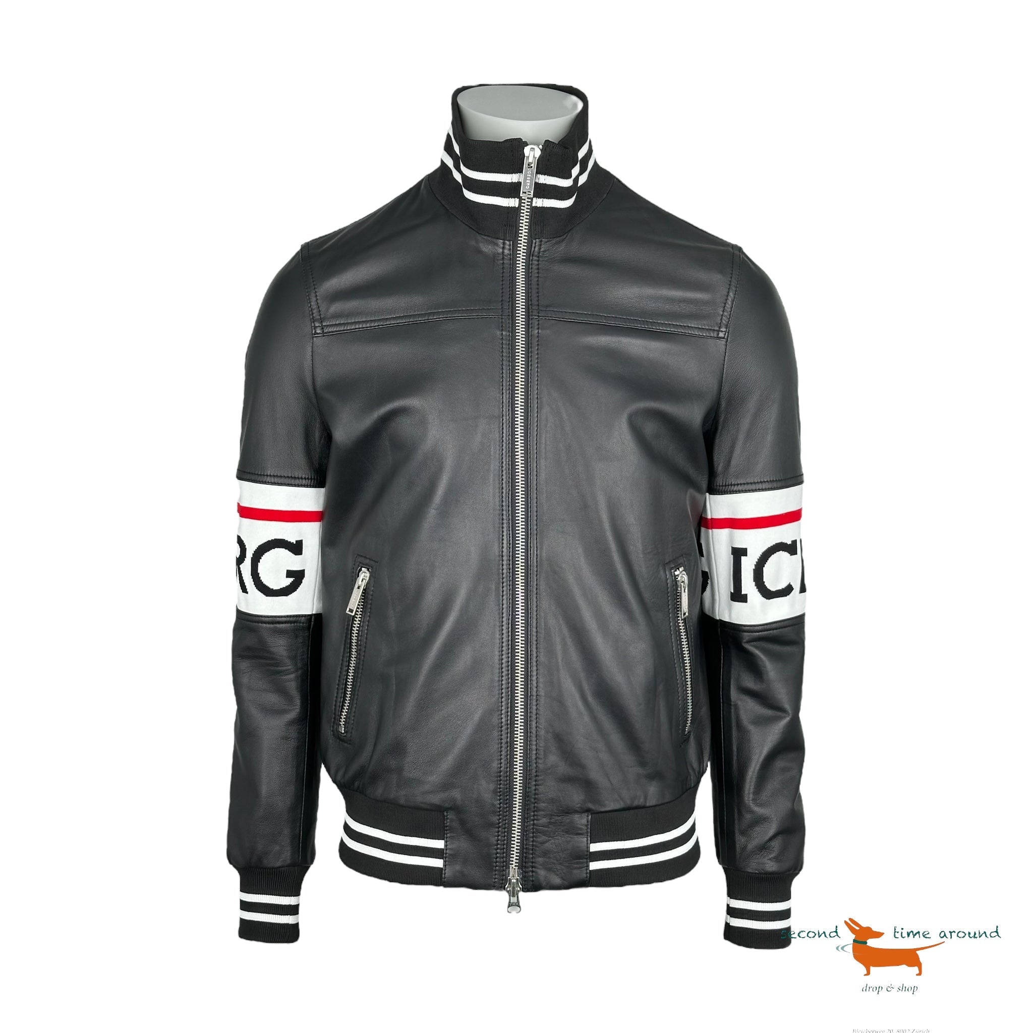Iceberg Leather Jacket