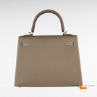 Hermes Kelly II Sellier 25 Veau Epsom 18 Etoupe Bag