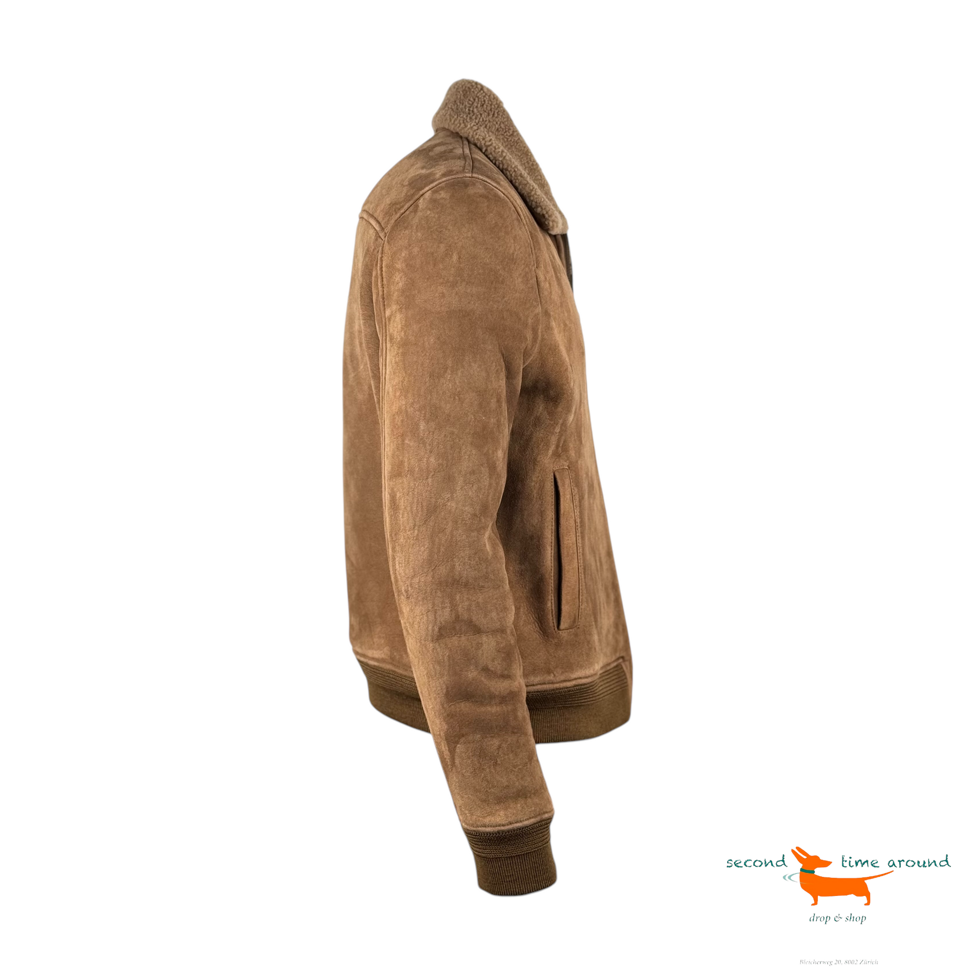 Saint Laurent Shearling Leather Jacket