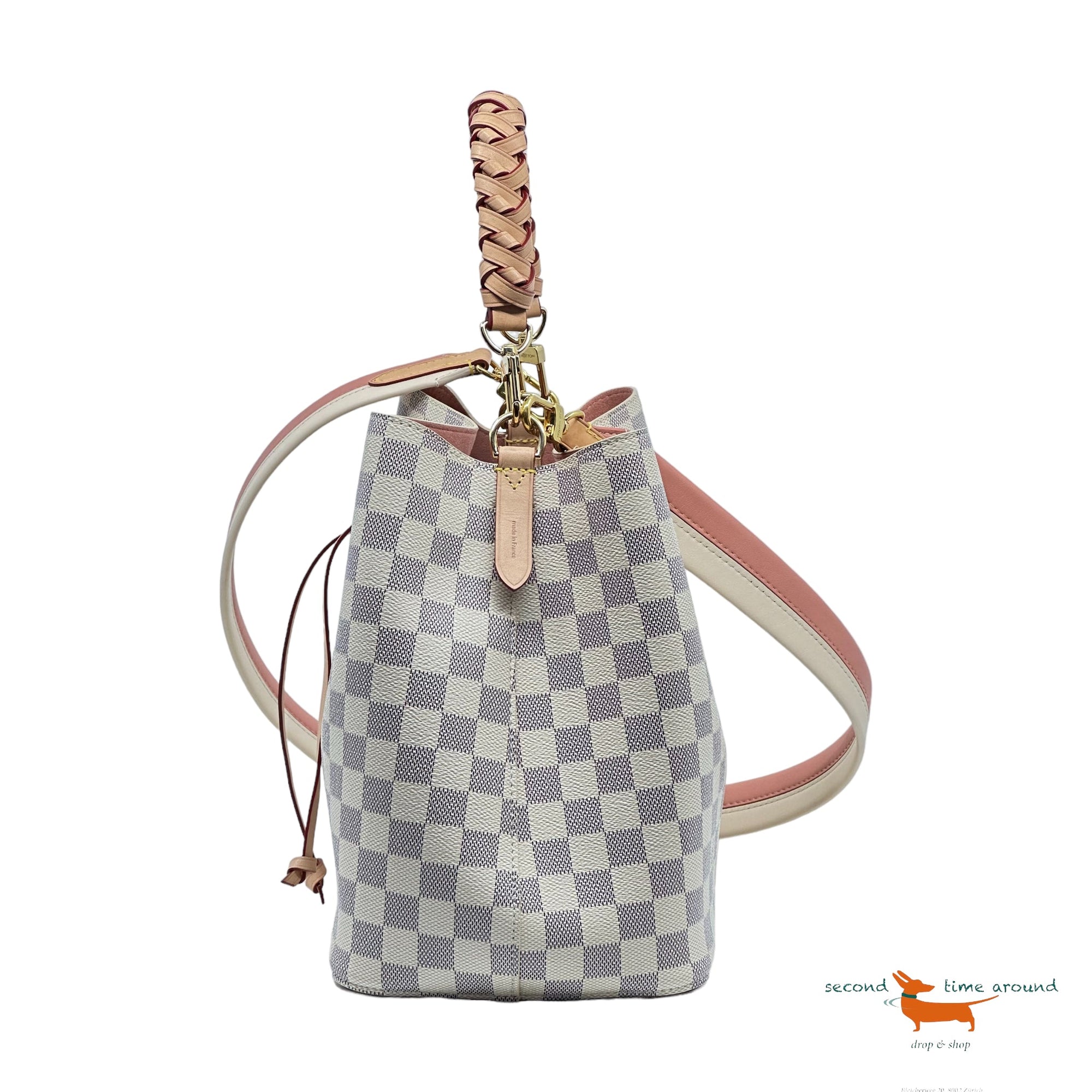 Louis Vuitton Neo Noe MM Damier Azur Canvas Bag