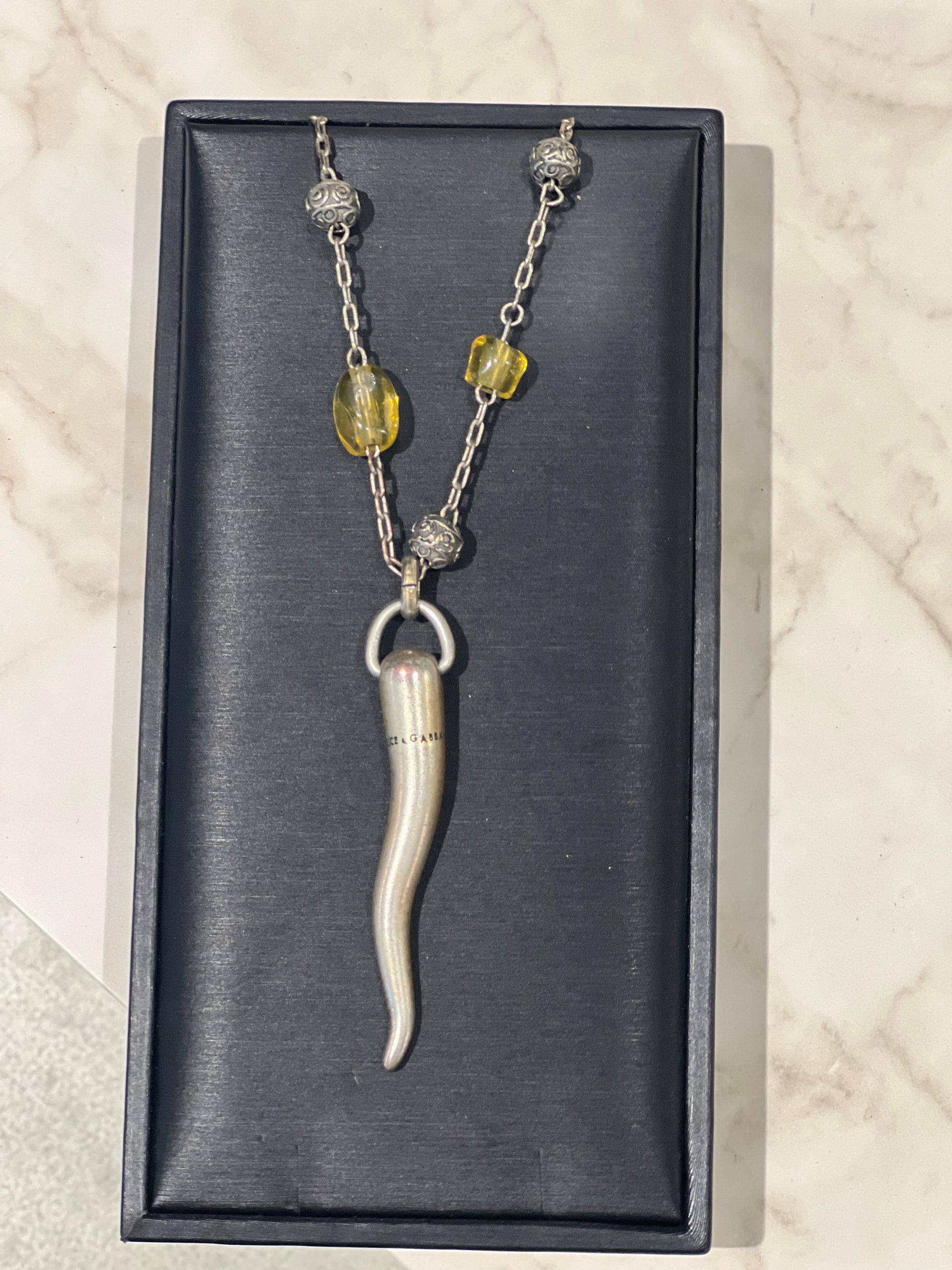 Dolce&Gabbana Beads Necklaces Corno