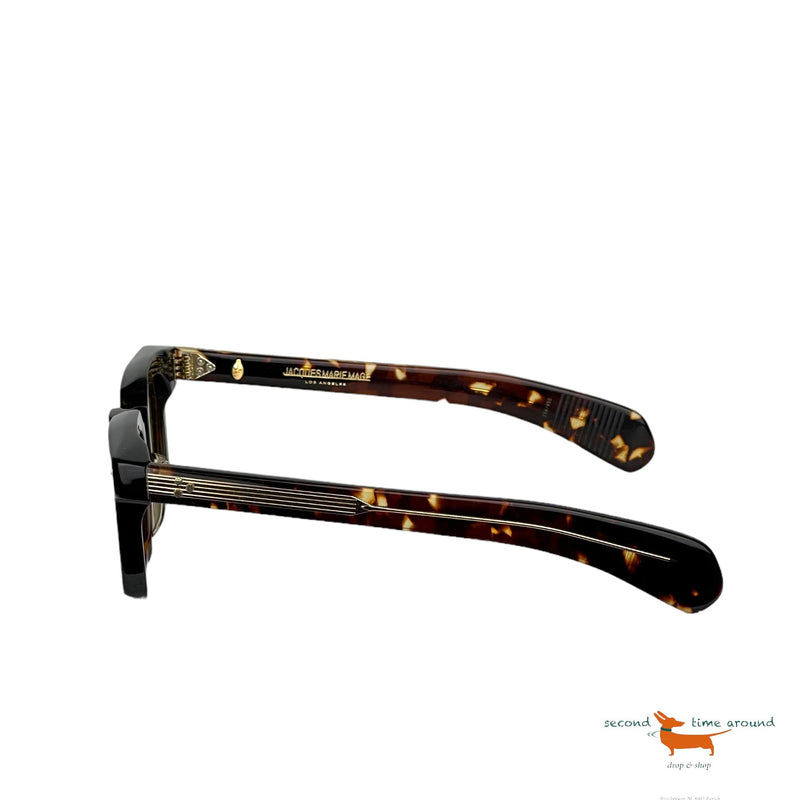 Jacques Marie Mage Vendome Patterned Square  Sunglasses
