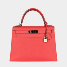 Hermes Kelly II Sellier 28 Epsom Jaipur Red Bag