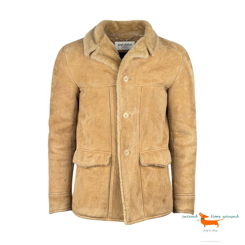 Saint Laurent Shearling Leather Jacket