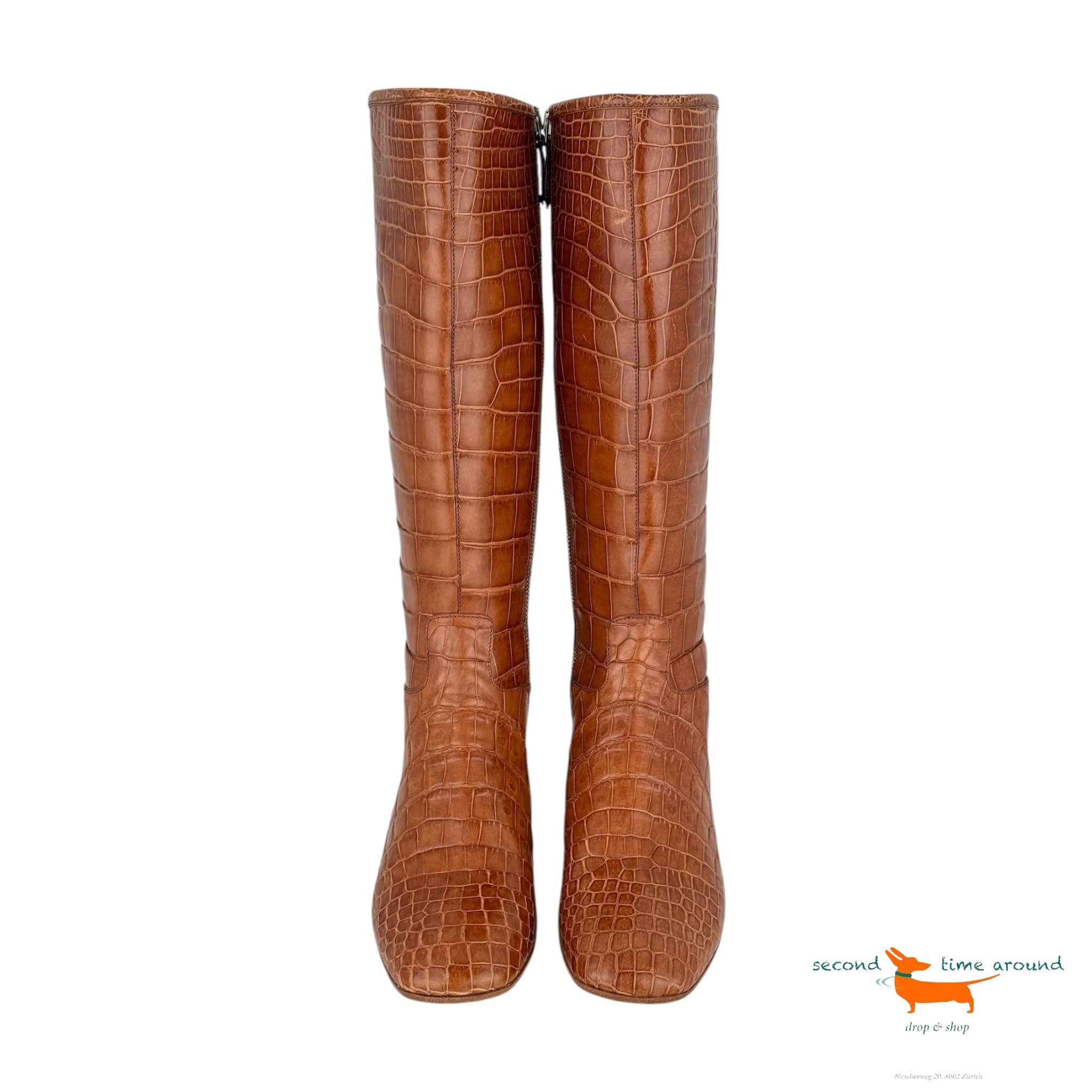 Prada Crocodile Boots