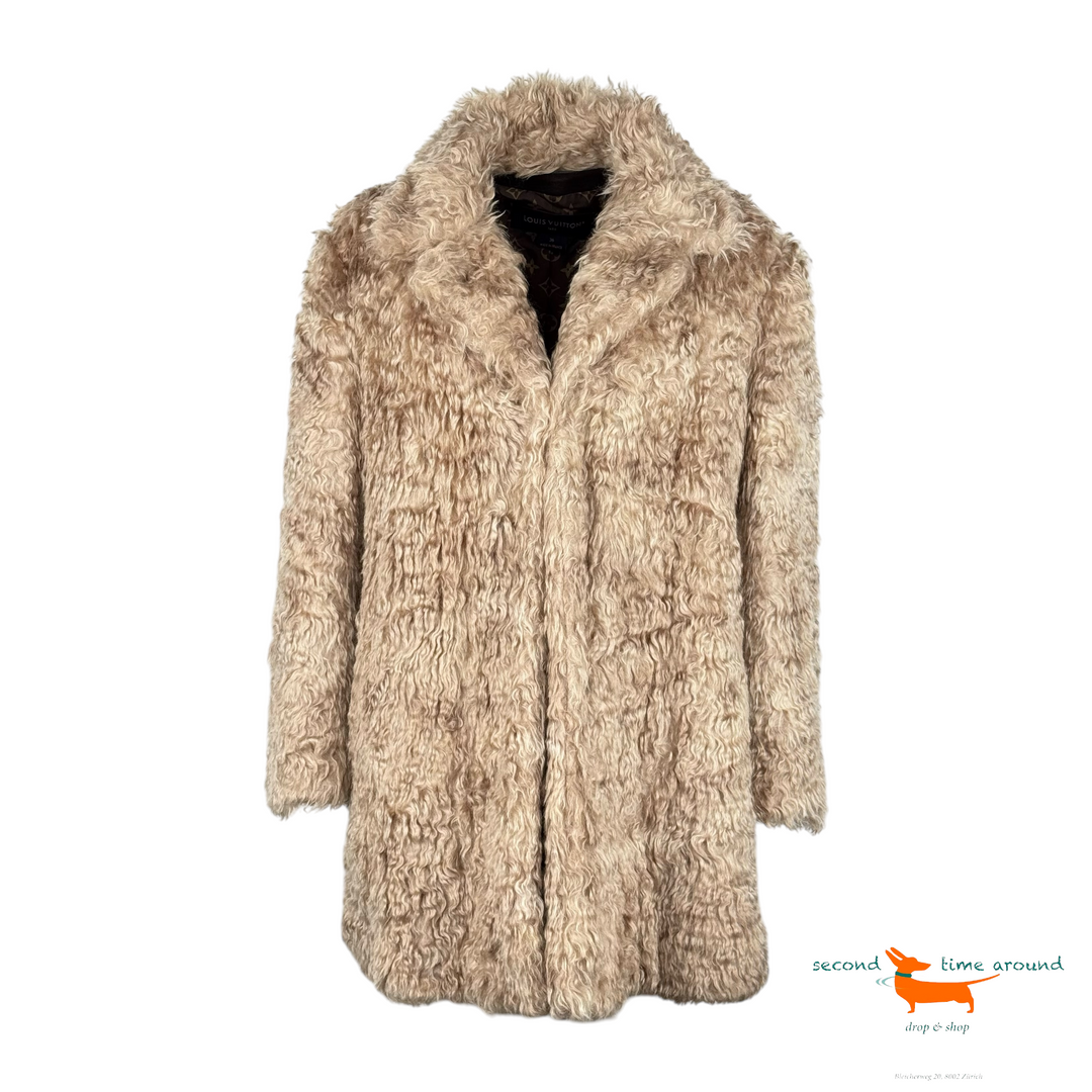 Louis Vuitton Oversized Faux Fur Coat