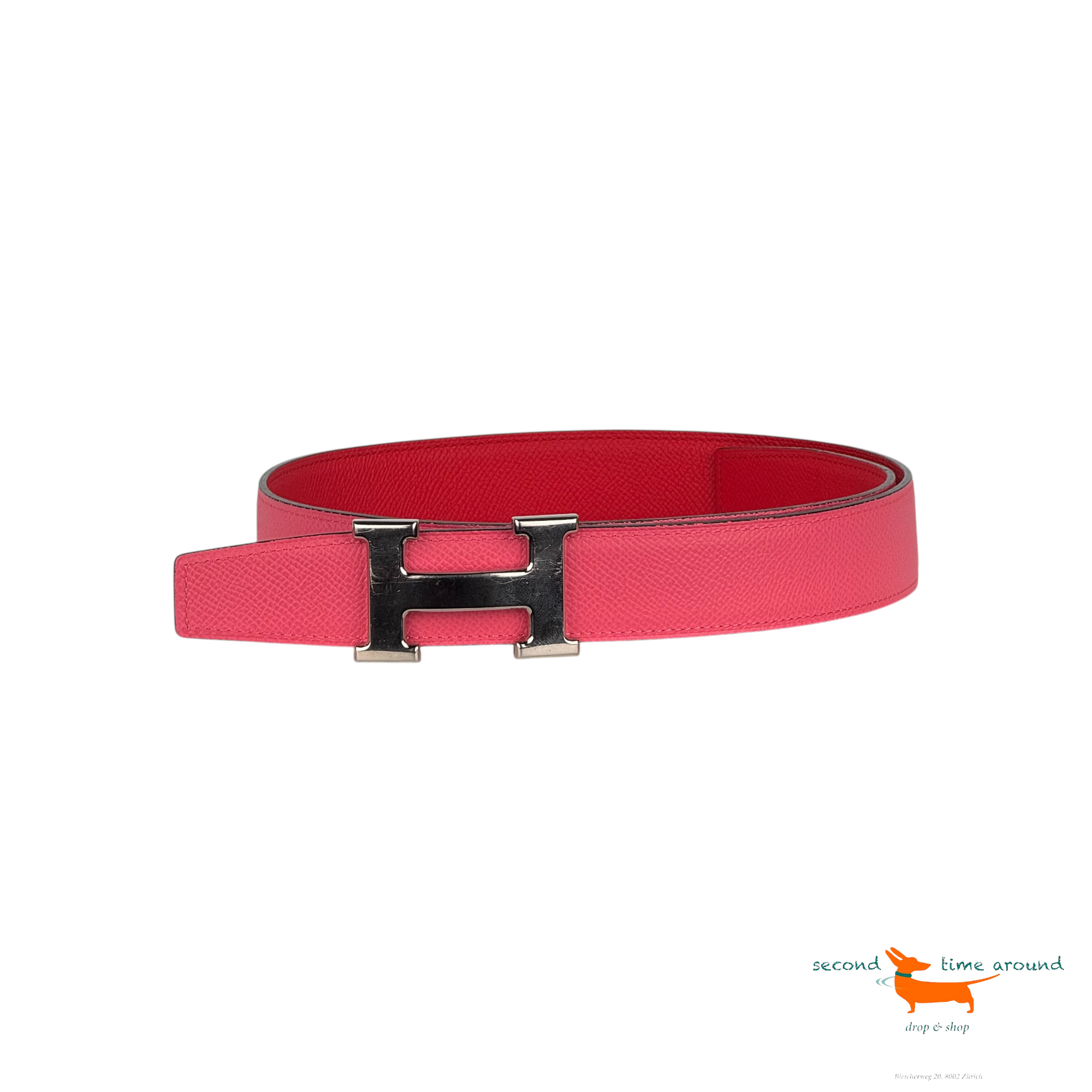 Hermes Palladie Buckel Reversibel Epsom Leather Belt