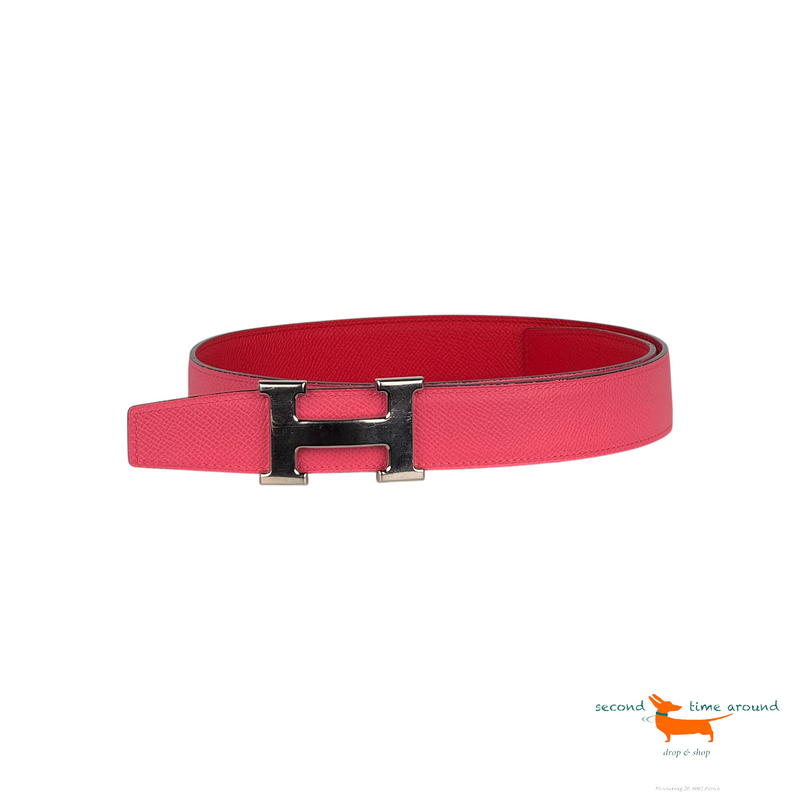 Hermes Palladie Buckel Reversibel Epsom Leather Belt