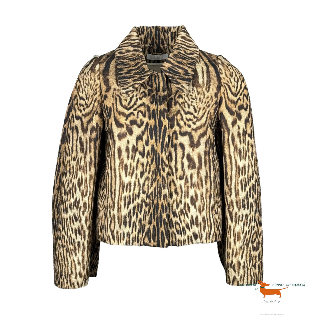 Chloe Leopard Print Jacket