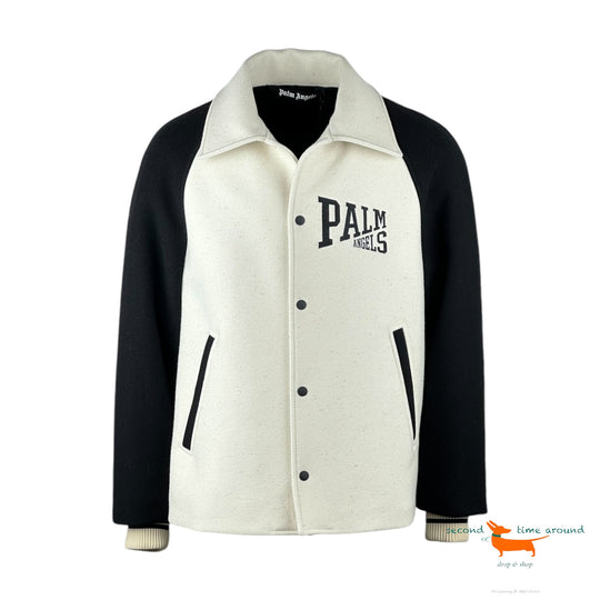 Palm Angels University Virgin-Wool Bomber Jacket