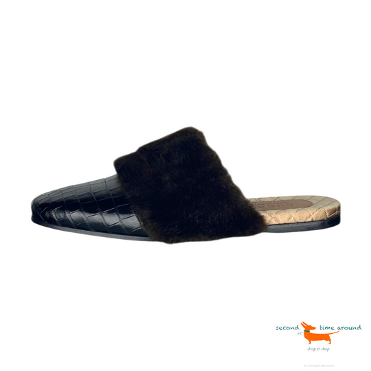 Gucci Crocodile Pantolette