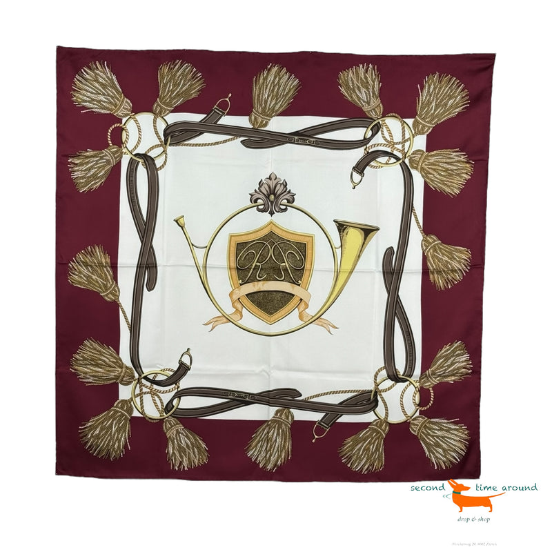Renè Reveur paris 90 cm silk scarf
