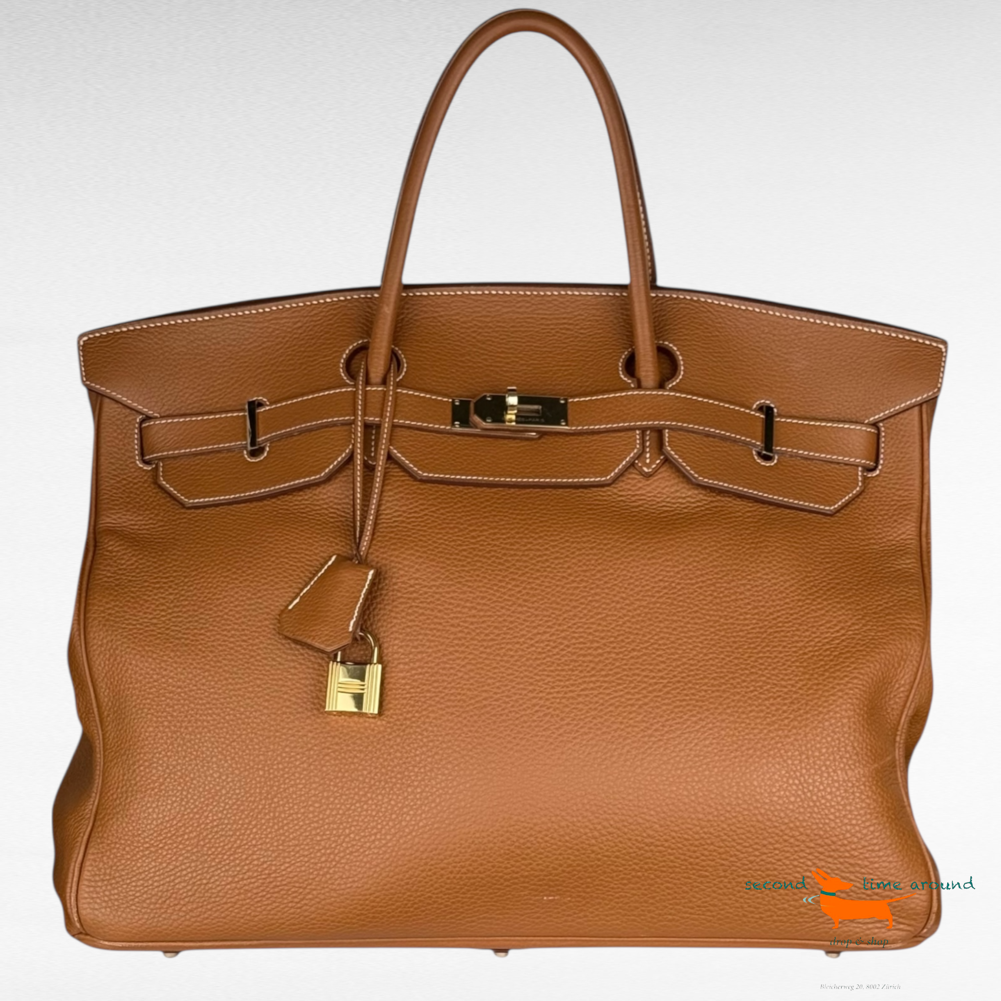 Birkin Birkin 50 Gold Bullcalf Skin Bag