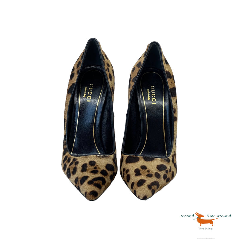 Gucci Leopard Pumps