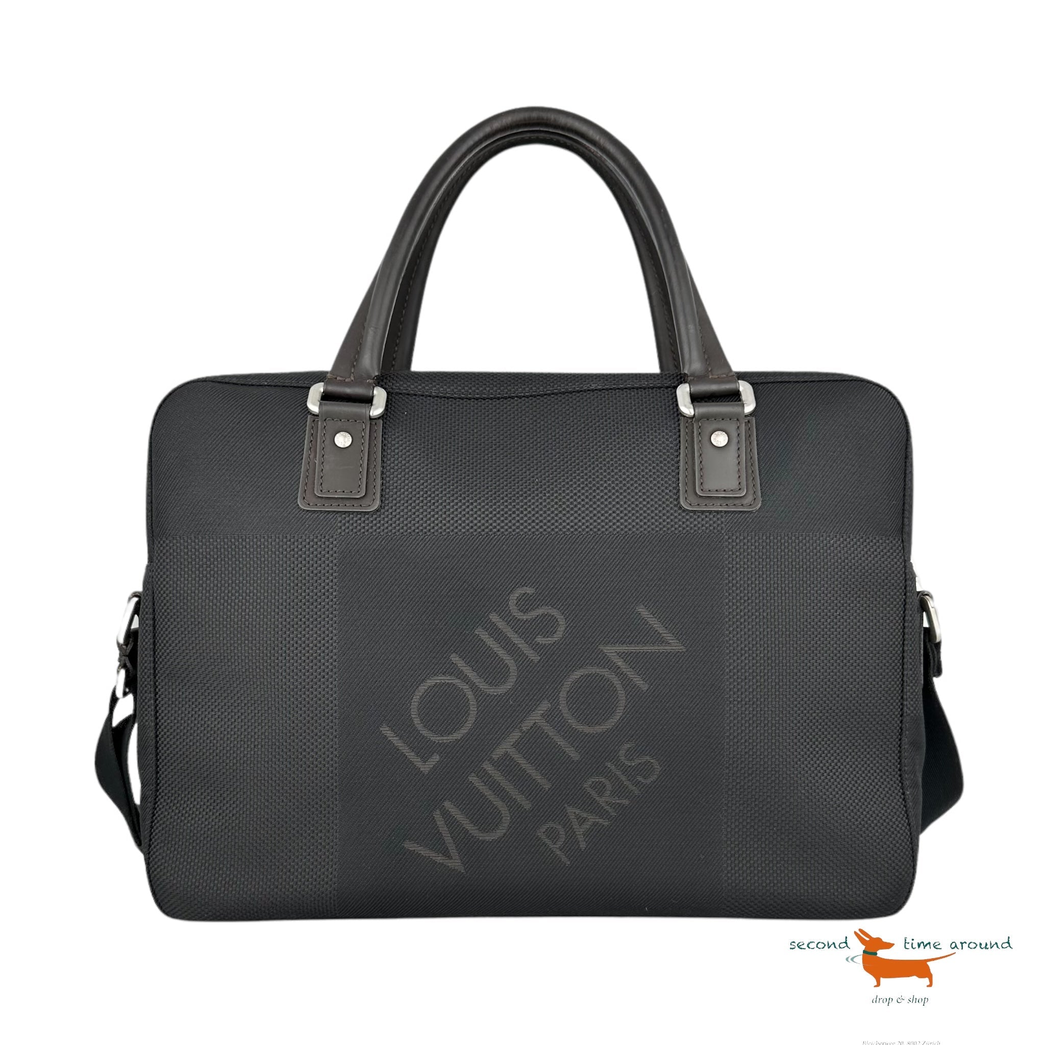 Louis Vuitton Yack GM Black Canvas Bag