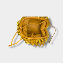 Bottega Venetta Sequin The Mini Pouch Honeycomb Bag