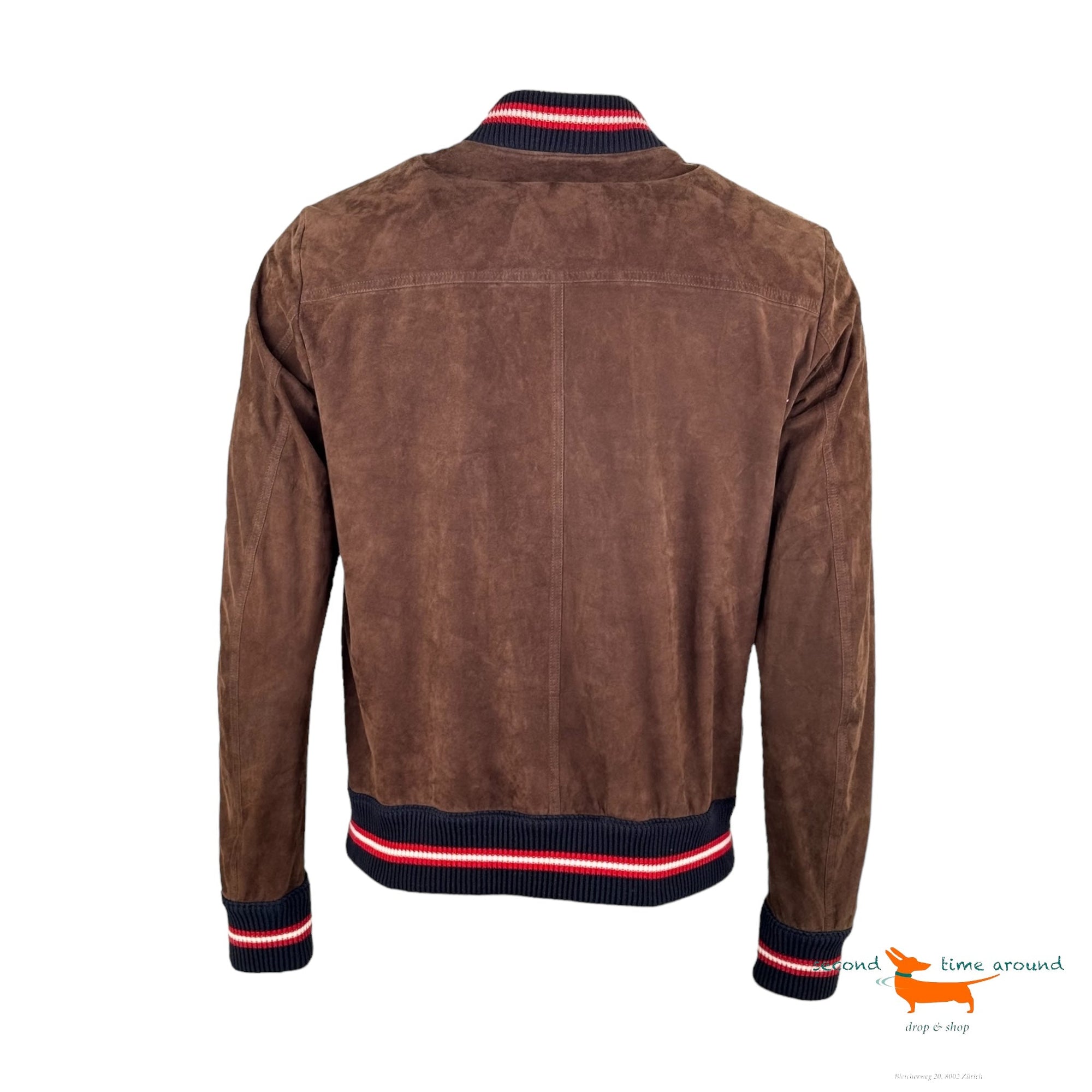 Moncler Light Suede Leather Jacket