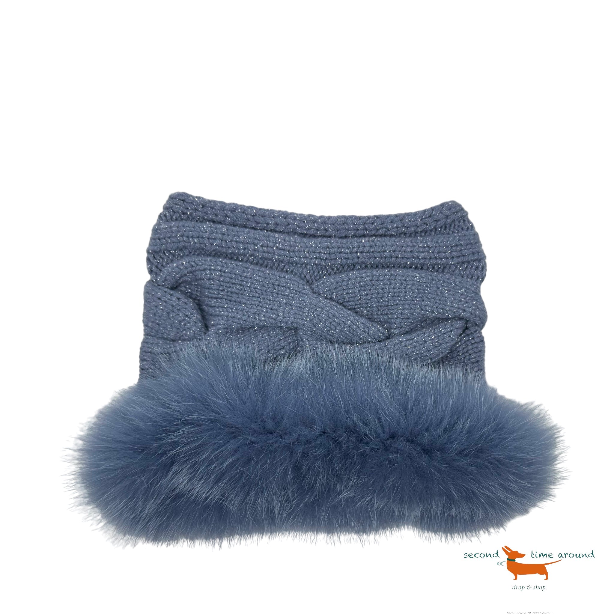 Loro Piana Collor Scarf with fur