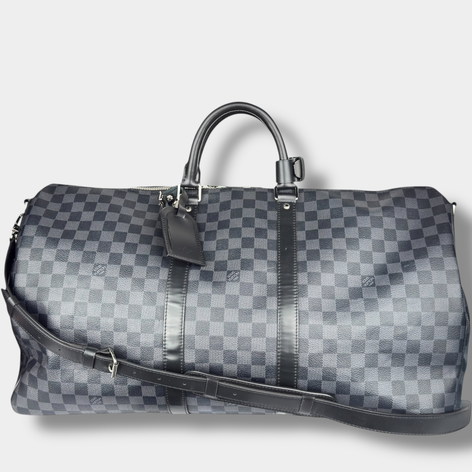 Louis Vuitton Damier Graphite Keepal 55 Bag