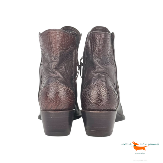 Stallion Horse Alligator Boots