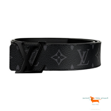 Louis Vuitton LV Initiales Reversible Belt Monogram Eclipse Taiga 40MM