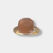 Pomellato Nudo Ring Rose Quartz and Diamonds