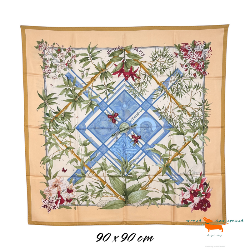Hermes Silk Scarf Sérénité