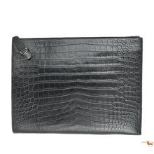 Bottega Veneta Croco Briefcase