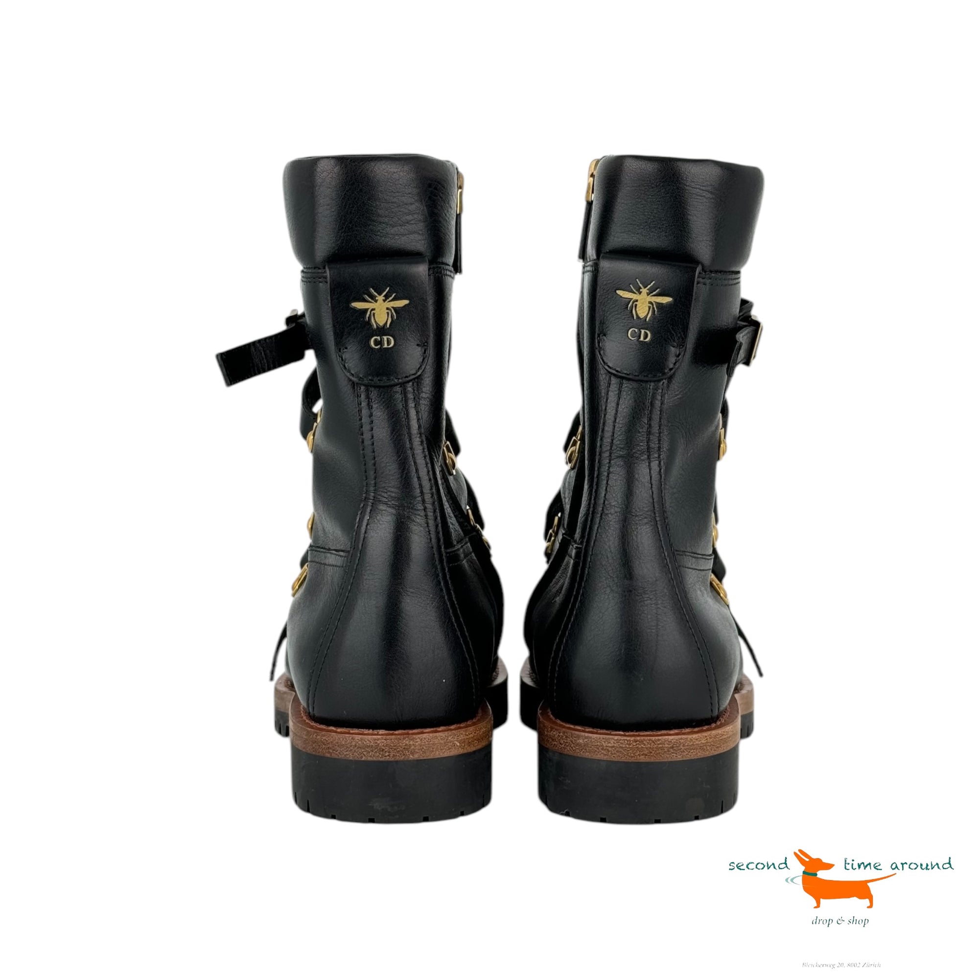 Christian Dior Shearling Boots