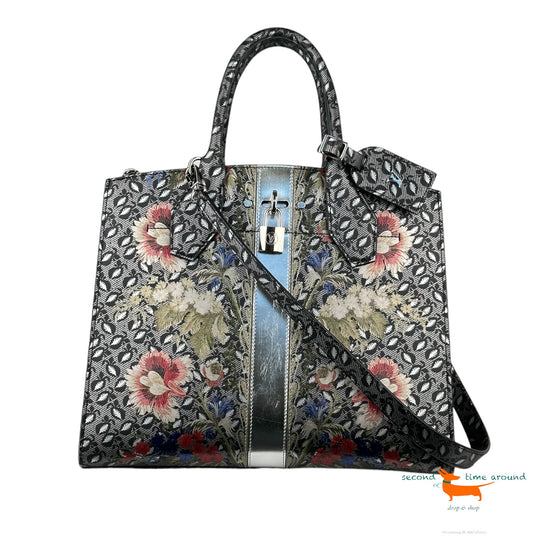 Louis Vuitton Epi Floral City Steamer MM Multicolor Bag