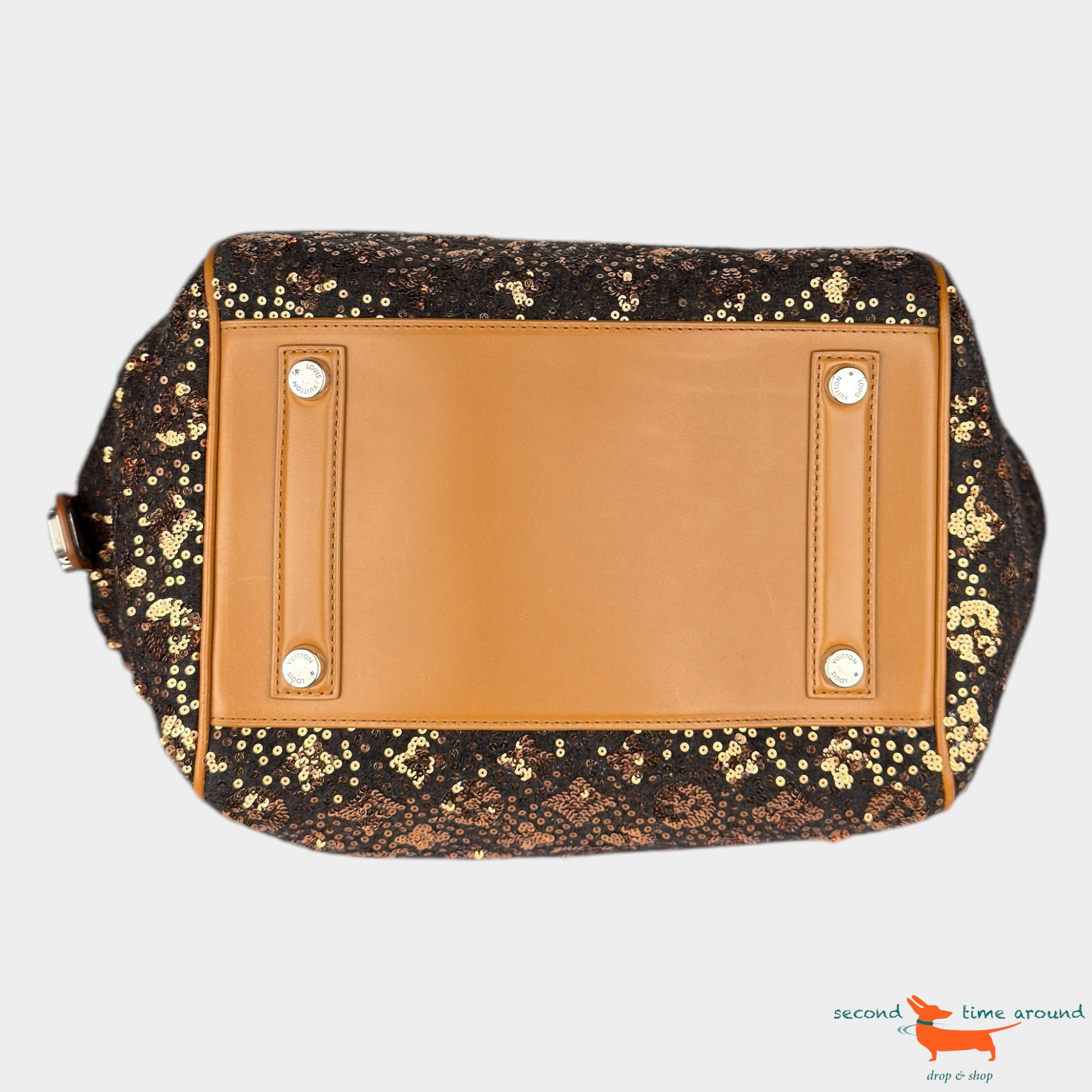 Louis Vuitton Limited Edition Gold Monogram Sunshine Express North-South Bag