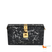 Dolce Gabbana Clutch Dolce Box - plexiglass / lace