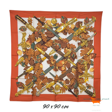 Hermes Silk Scarf  Au Plus Dru by Vladimir Rybaltchenko