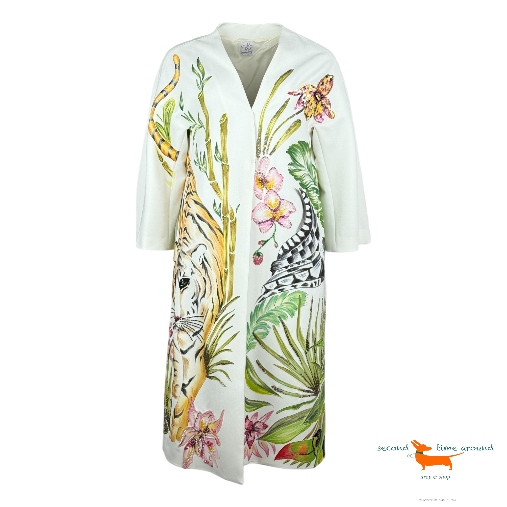 Stella Jean Embroidered Coat