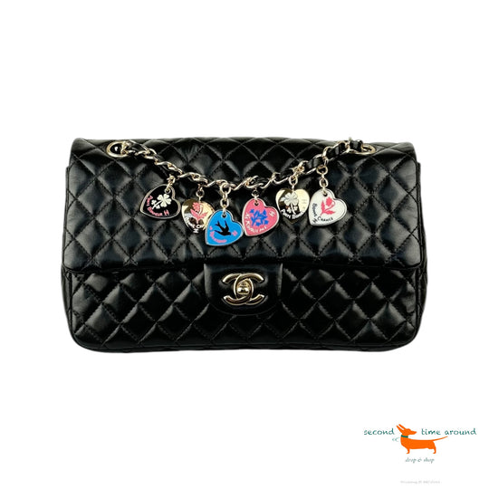 Chanel Quilted Lambskin Valentine Single Flap Bag