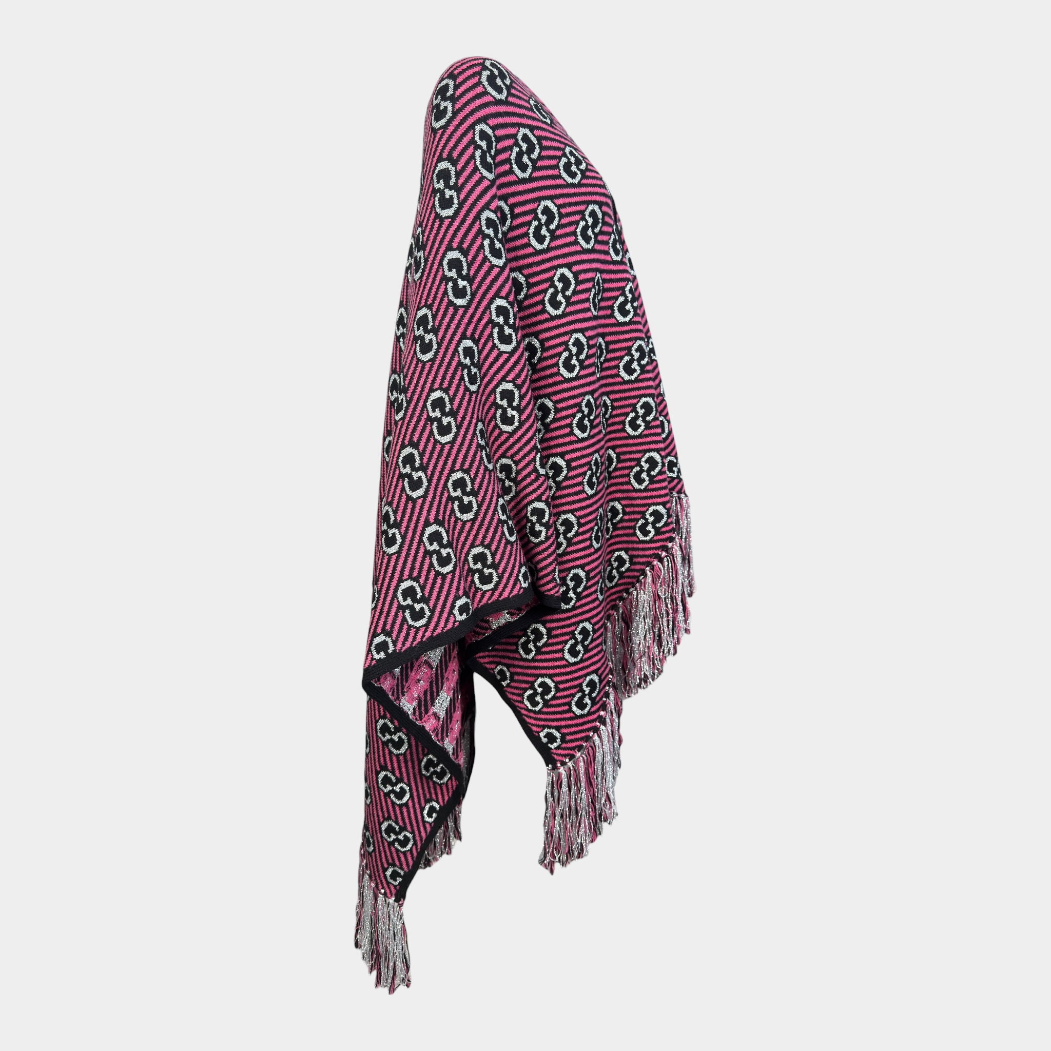 Gucci GG Jacquard Poncho